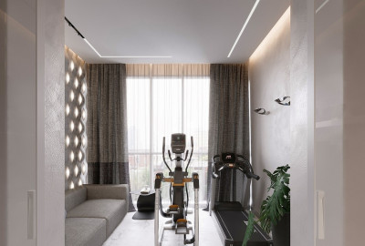 Натяжні стелі на балконі.