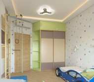 Натяжные потолки в детской - интересный дизайн для комнаты вашего ребёнка.