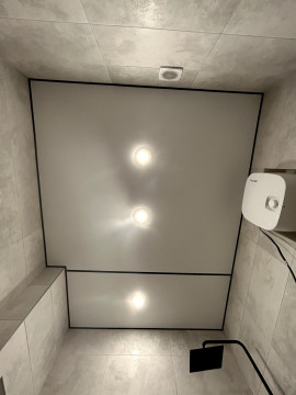 Натяжні стелі для ванної кімнати